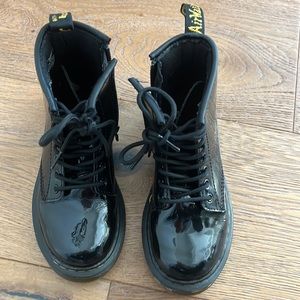 Worn once Dr marten boots little girls